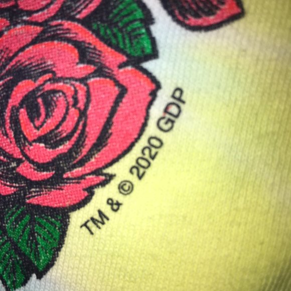 2020 Bertha Grateful Dead Roses T Shirt XL  NEW  Price is Firm - Picture 4 of 5